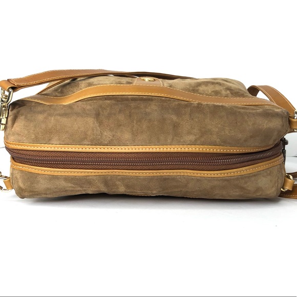 Vintage Mark Cross Brown Suede Handbag - Picture 6 of 13